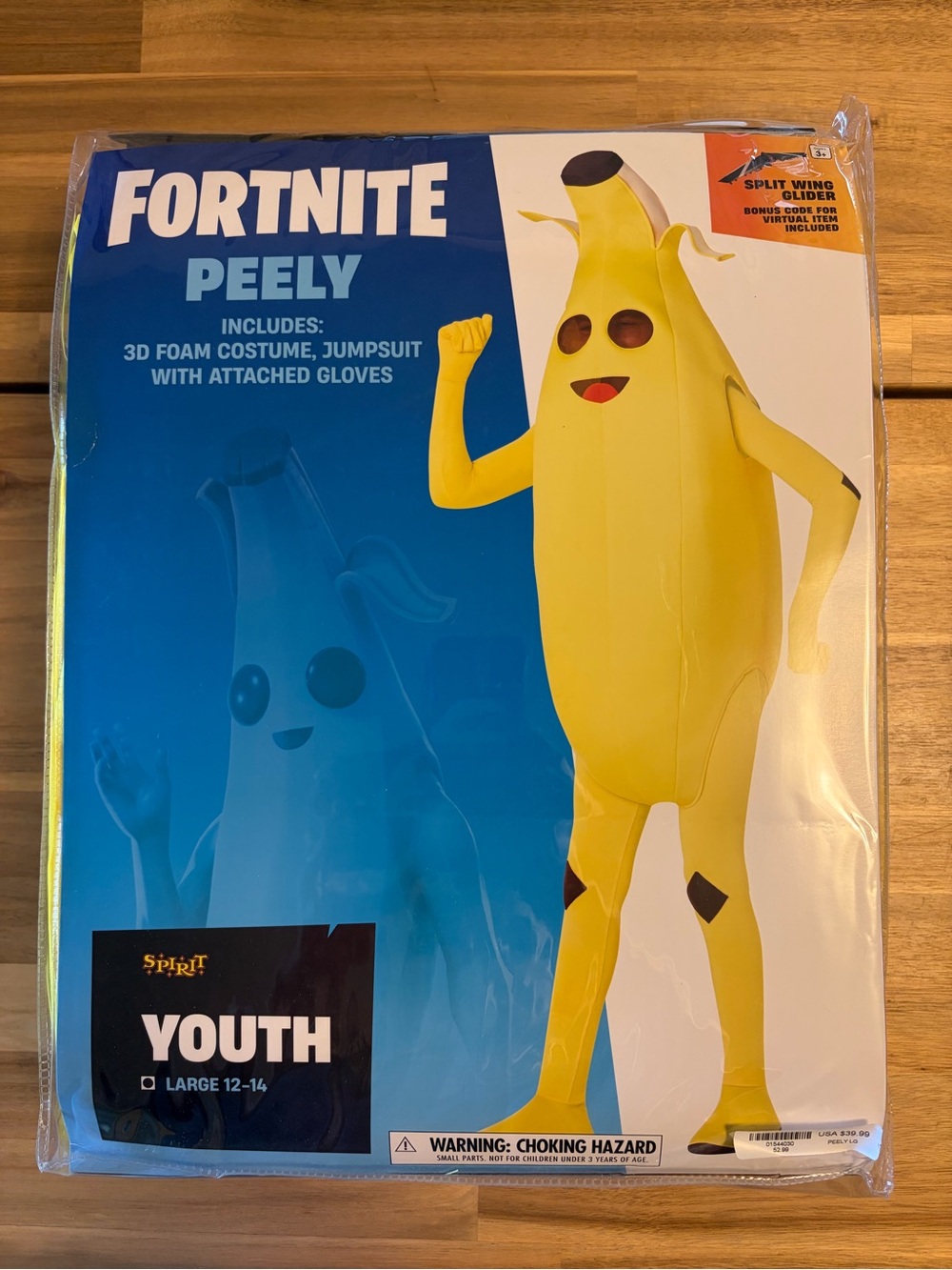 Fortnite Peely Banana Costume- YOUTH LG